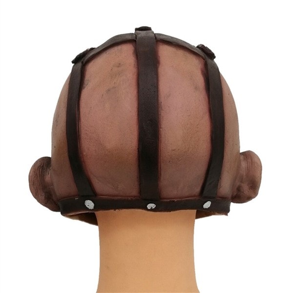 Halloween läskig mask skräck fint klänning fest latex läskigt clown mask enögd joker mask