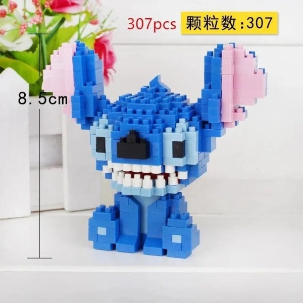 Stitch Byggeklosser Leke Diamant Klosser Lilo Stitch Dukke Figuriner Barn Bursdagsgaver