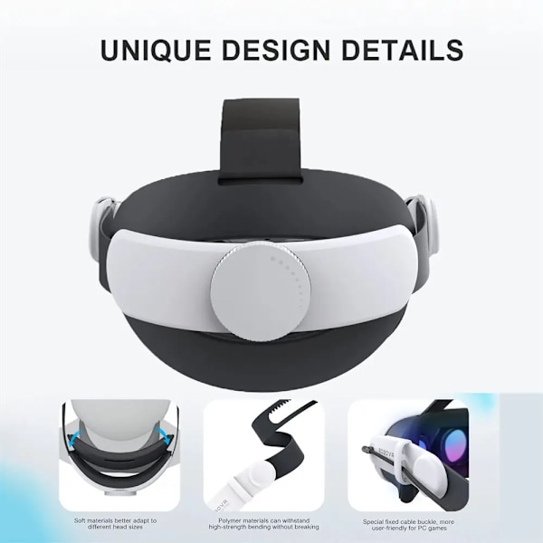 M3 mini Päähihna VR Lisävarusteet Yhteensopiva Quest 3/Quest 3s Kevyt Design