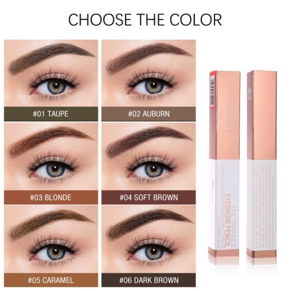 Øyenbryn Blyant Presis Brow Definer Long Lasting Vanntett