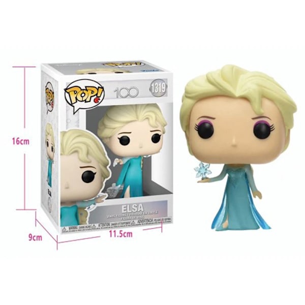 Funko Pop Frozen Prinsesse Ariel Rapunzel Askepot Tiana Action Figurer Samling Model Legetøj