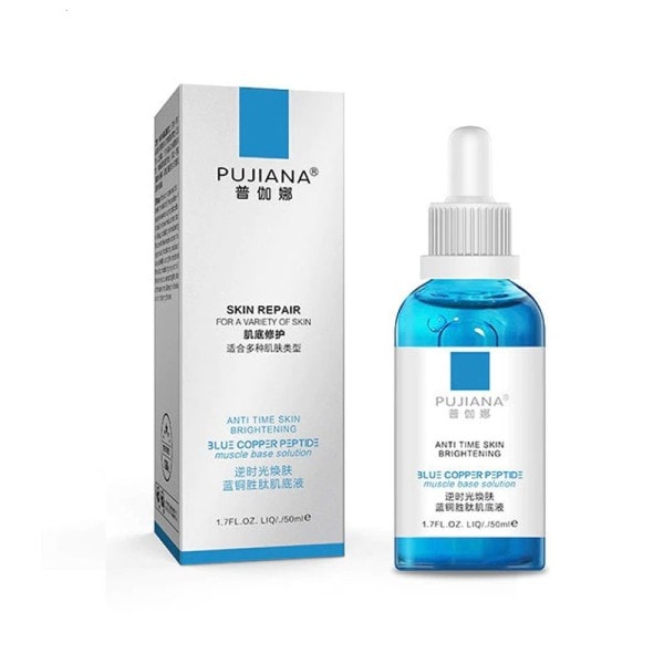 Blå koppar peptid serum ansiktsbehandling Anti-aging Face Serum 50ML Flytande  hudvård produkter