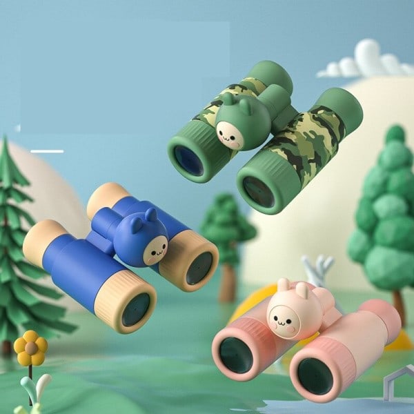 Kids' Telescope Portable HD Magnifier Camouflage Deling Pædagogisk Legetøj