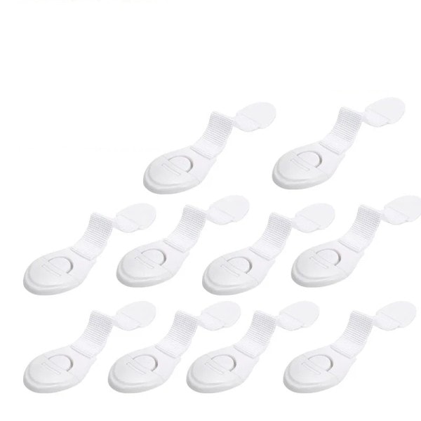 10 bitar Barn Säkerhet Skåp Lås Baby Säker Säkerhet Skydd Låda Dörr Skåp Lås Plast Skydd Barn Säkerhet Dörr Lås
