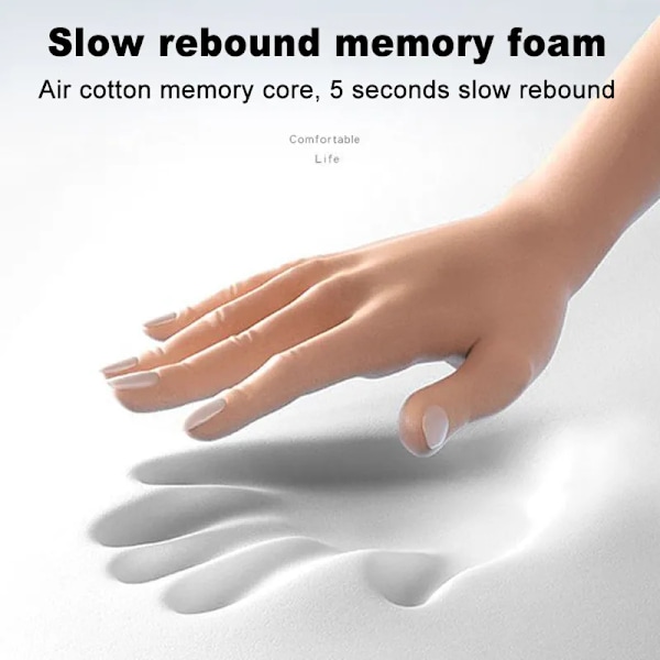 Multifunksjon U formet minne skum nakke pute sakte rebound myk reise pute