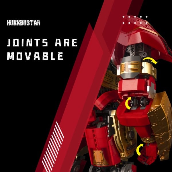 Hulkbuster  Model Iron MK44 Hero Building Blocks Mecha Bricks Mek Legetøj