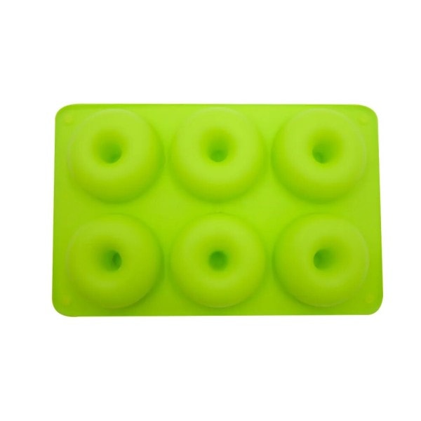 Silikon Donut Mögel Bakning Panna Non-Stick Bakning Konditori Choklad Tårta Dessert Gör-det-själv Dekoration Verktyg
