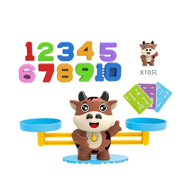 Monkey Balans Baby Montessori Educational Spel  Nummer Toy Educational Learning Leksaker