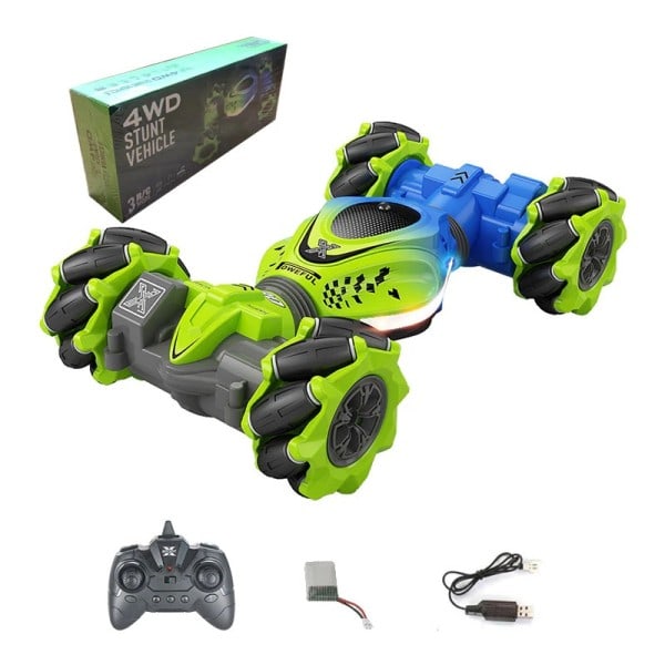 4WD RC Stunt Bil 2.4G Radio Fjernkontroll Biler RC Klokke Gest Sensor Rotasjon Gave Elektronisk Leketøy