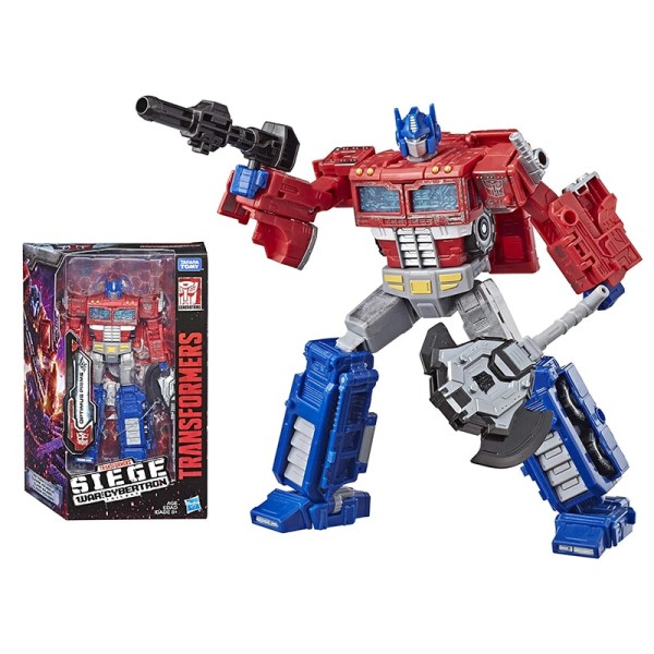 Transformers Generations Sota Cybertronin Siege Voyager Optimus Prime Action Figuuri Malli lelu