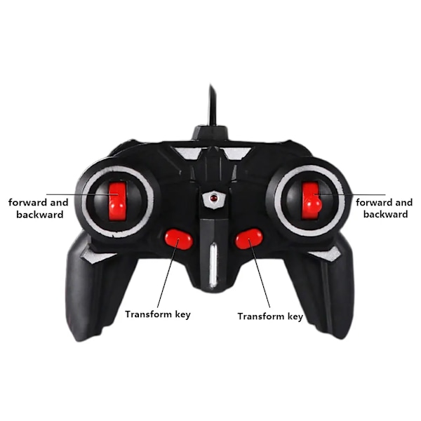 Fjernbetjening Kontrol RC Bil Transformation Robots Sport Køretøj Model Fjernbetjening 2 I 1 Deformation Bil