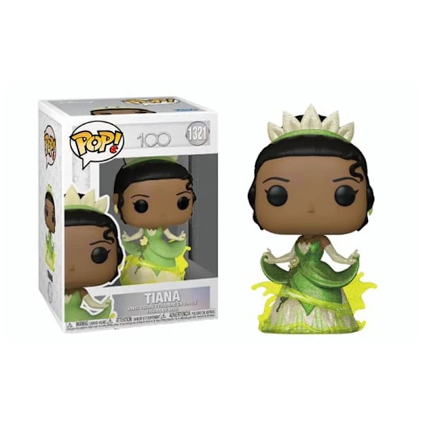 Funko Pop Frozen Prinsesse Ariel Rapunzel Askepot Tiana Action Figurer Samling Model Legetøj