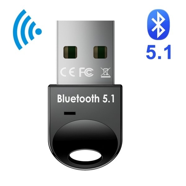 USB Bluetooth Adapter 5.1 Bluetooth Mottagare USB Bluetooth 5 0 Dongle 5.0 BT Sändare  Mini Adapter