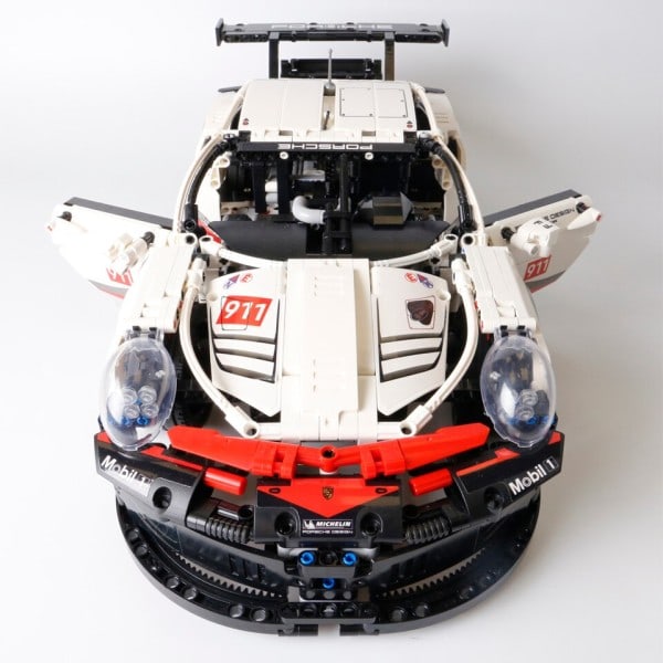 50 cm Teknisk Klassisk Porsched 911 RSR Sport Bil Byggnadsblock