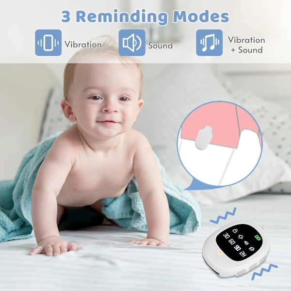 Professionel Arm Wear Sengevædning Sensor Alarm For Baby Småbørn
