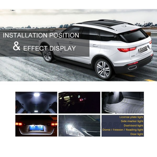 1 kpl BA9S T4W auto polttimot sisustus lamppu luku ajokortti kilpi valot
