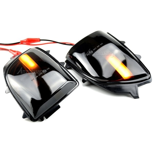 Par LED Side Ving Bak Utsikt Dør Speil Repeater Dynamisk Svinge Signal Lys Indikator Blinker