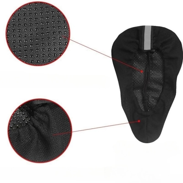 Pehmeä 3D pehmustettu pyöräily polkupyörä MTB pyörä satula istuin päällinen tyyny