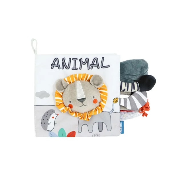 Soft Baby Books 3D Touch Feel High Contrast Toy Book Sensory Tidig Lärande Barnvagn Leksaker