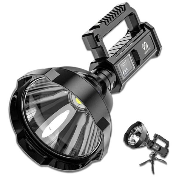 Laddningsbara Hög Power Led Ficklampor Ultralånga Belysning Avstånd  Lampa Sökljus