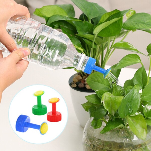 Muovi pullo ylä kastelulaitteet suutin suihku sprinkleri kasvi kastelukannu