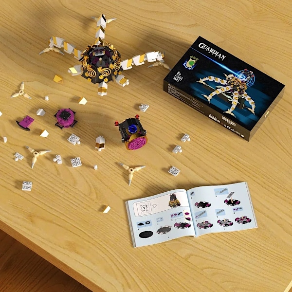 Breath Of The Wild Guardian Byggnadsblock Set För Zeldaed Tears the Kingdom Bläckfisk Bricks Kid Toys