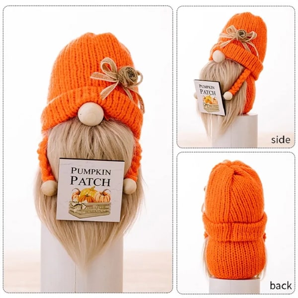 Höst Plysch Elf Dvärgar Dockor Halloween Gnome Dockor Pumpa Solros Jul presenter