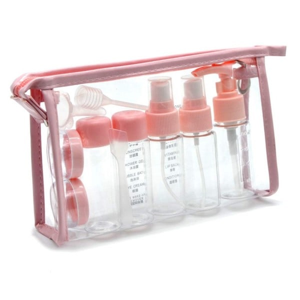 11st Resor Kosmetika Sub-Bottering PET Spray Lotion Cream Refillable Bottle Tom Liquid Container Portable Verktyg