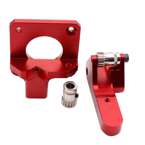Alumiini Upgrade Dual Gear Mk8 Extruder Extruder Ender 3 CR10 CR-10S PRO RepRap 1,75mm 3D osat