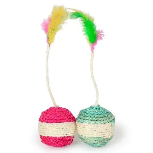 Cat Toy Sisal Krapa Bol Träning Interaktiv leksak