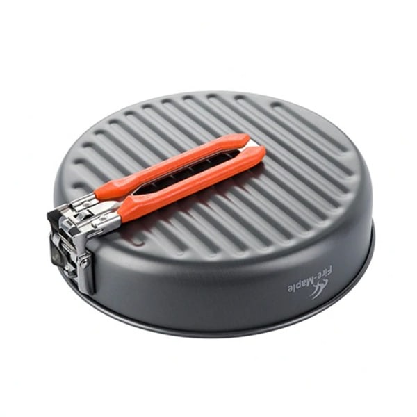 Camping Vandring Pinic Portabel Hård Aluminium Legering 0,9L Stek Panna