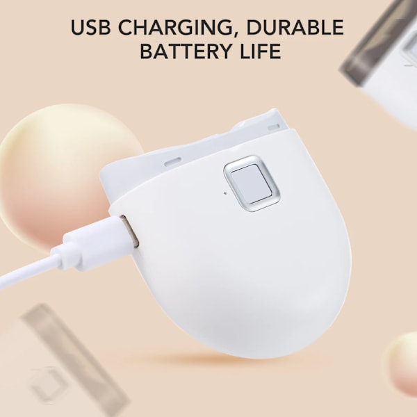 Hög kvalitet Elektrisk Nagelklippare med Lätt Automatisk Nageltrimmer USB Laddning Nagelklippare Manikyr för Baby Vuxen Skötsel Sax Verktyg