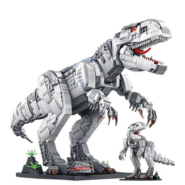 Jurassic Park Dinosaur World Byggnadsblock Tyrannosaurus Rex Bricks Set