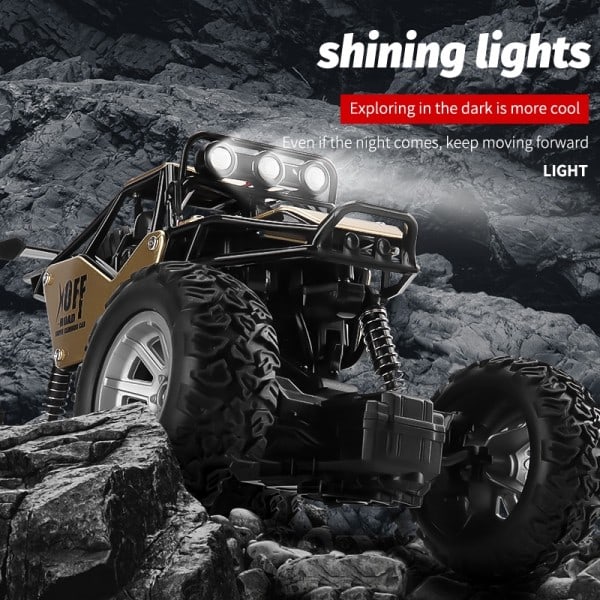 RC Bil Med LED Ljus Radio Fjärrkontroll Bilar Buggy Off-Road Kontroll Lastbilar Leksaker för Barn