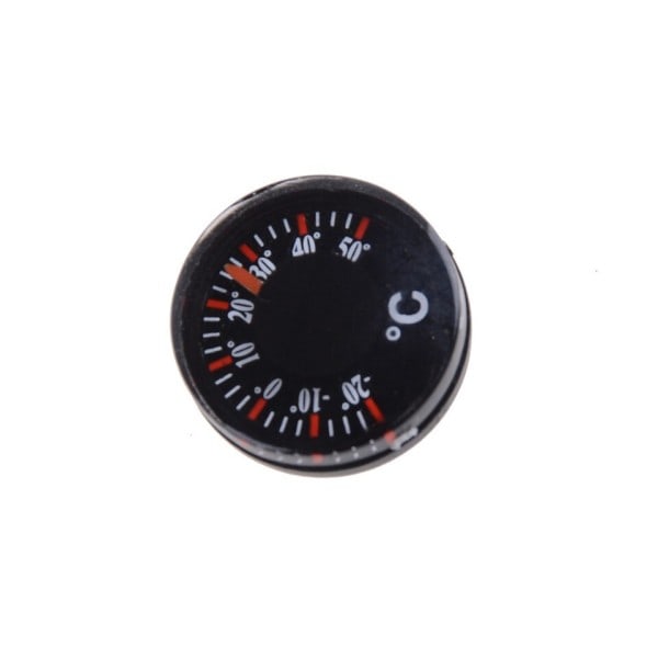 Diameter 20mm Plast Rund Mini Termometer mini sprit Cirkulär Termograf