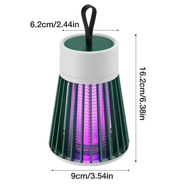 UV Mygg Lampe USB Lade Anti Mygg Lampe Pest Kontroll Lampe(Nei Batteri)
