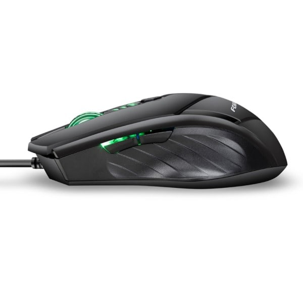 Silence Klikk Kablet Gaming Mus 6 knapper USB Demp LED Optisk kabel Ergonomisk Datamaskin mus