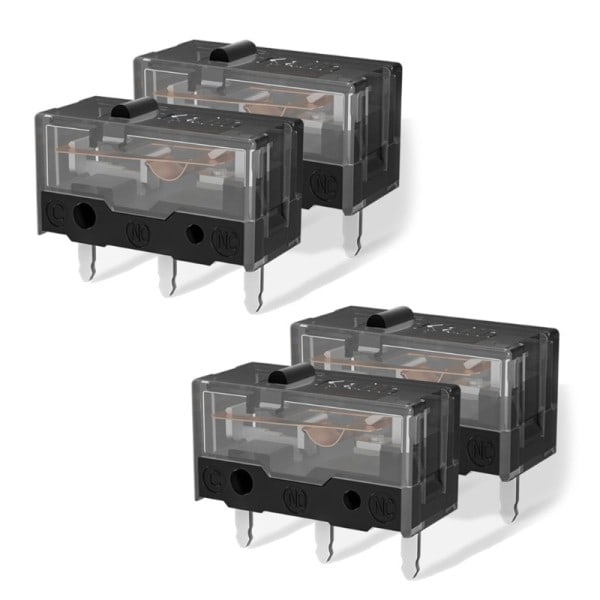 Micro Switch Micro Knap Guld Contactor 80 Million Click Life 3 Pin Sort Prik