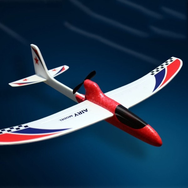 RC Flygplan Kondensator Elektrisk Hand Kasta Segelflygplan Gör-det-själv Flygplan Modell Hand Launch Kasta Segelflygplan Utbildnings leksak