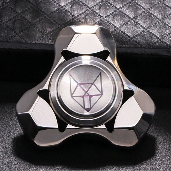 Rustfritt stål Hånd Spinner Fidget Silent Bearing Sink Legering Metal Ball Mute Edc Leker