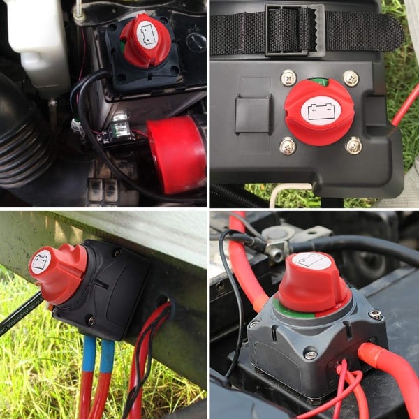 Auto Batteri Afbryd Switch 12V 24V Marine 200A 300A Dobbelt Batteri Masse Switch 3 Position Cut Off Switch