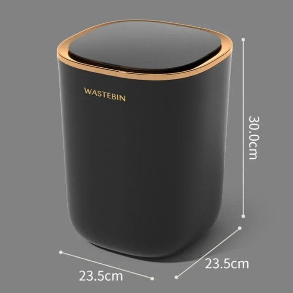Bad Smart Sensor Søppelbøtte 12L Luksus Søppel Bøtte automatisk Søppelbøtte