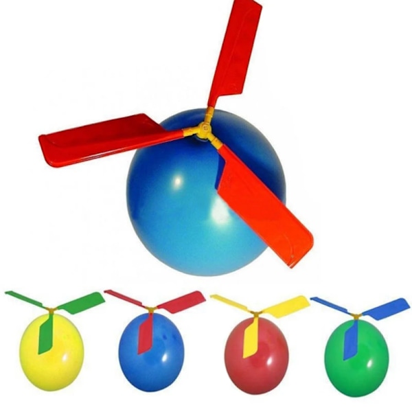 Helikopter ballong bärbar utomhus lek flyg ballong leksak