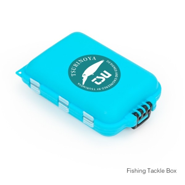 Mikro Fiske Tackle Esker 10 rom Med Uavhengig Space Ske kroker Oppbevaring Etuiet
