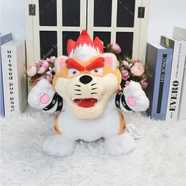 Anime Plush Toy Meowser plys blød dejlig God Kvalitet fyldt energi Fødselsdag Gave Action Plushie
