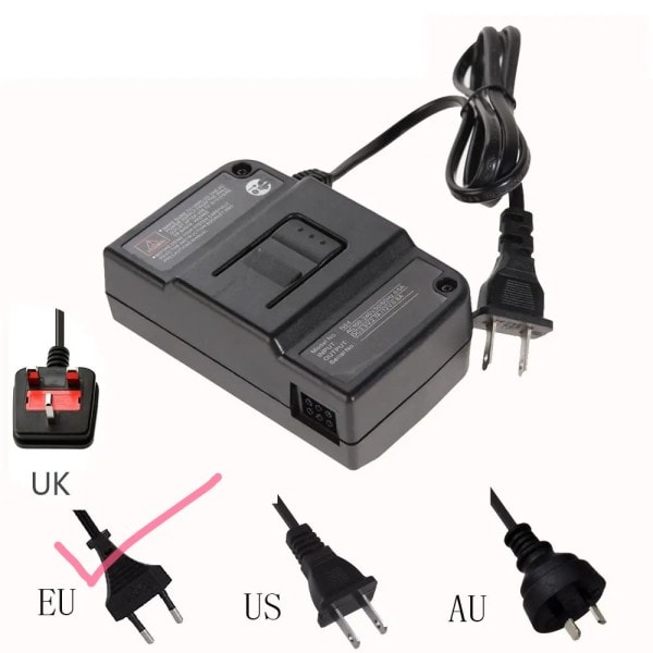 AC strøm forsyning strøm adapter ledning for nintendo 64 lade ledning