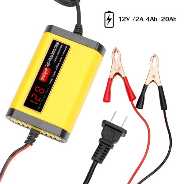 Smart Digital Bil Batteri Oplader Hurtig Hurtig Opladning Diagnostik Værktøjer