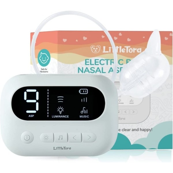 Baby Nasal Aspirator Elektrisk Næse Cleaner Genopladelig Næse Booger Sucker