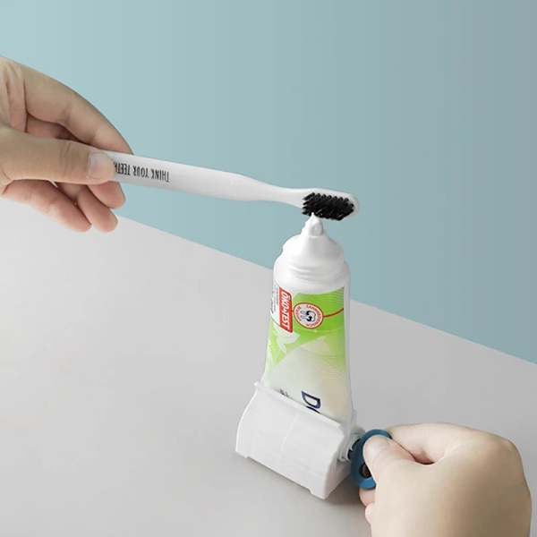 3 bitar Tandkräm Dispenser Squeezer Badrum Tillbehör Tandkräm Hållare Arrangör