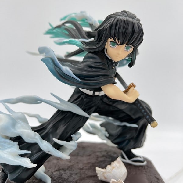 Dæmon Slayer Tokitou Muichirou Anime Figur Kimetsu no Yaiba Action Figur Model Dukke Legetøj